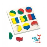 Puzzle din lemn figuri geometrice